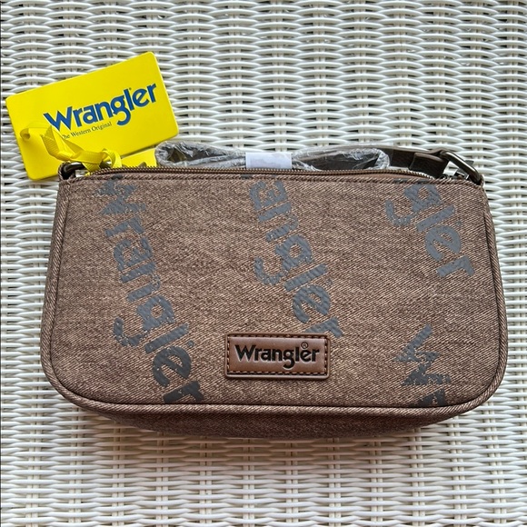 Wrangler Retro Style Tan Shoulder Bag NWT - Picture 2 of 9